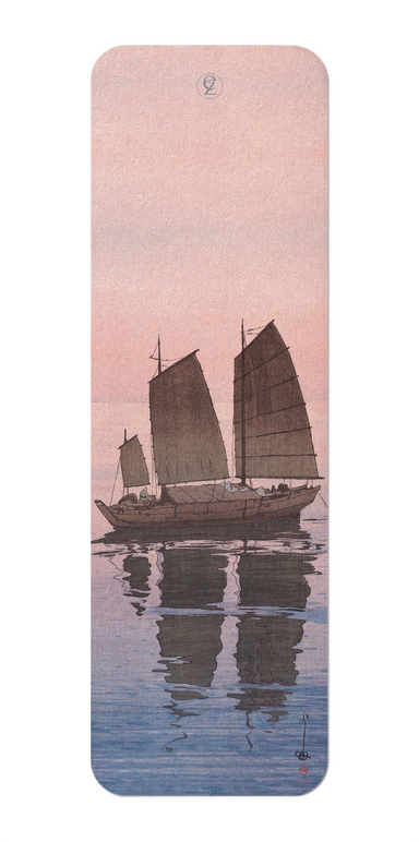 Ezen Designs - Sailing Boats — Evening - Bookmark - Front