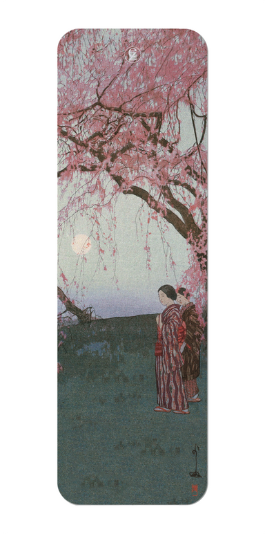 Ezen Designs - Kumoi Cherry Trees (1920) - Bookmark - Front
