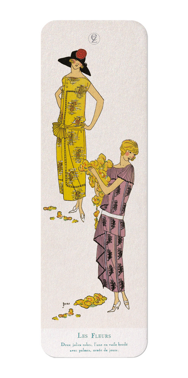 Ezen Designs - Très Parisien - Les Fleurs (1923) - Bookmark - Front