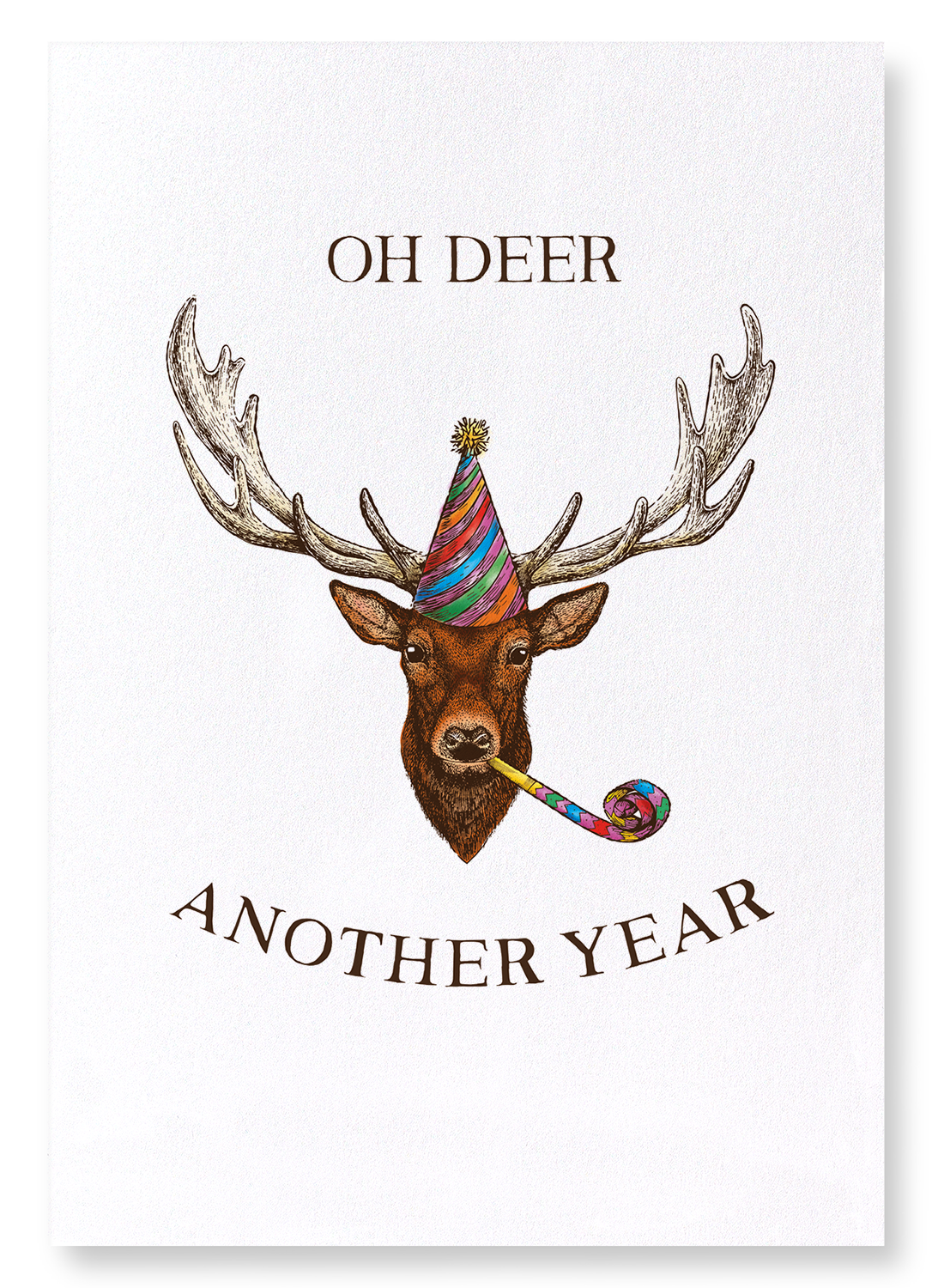 OH DEER ANOTHER YEAR : Victorian Art Print