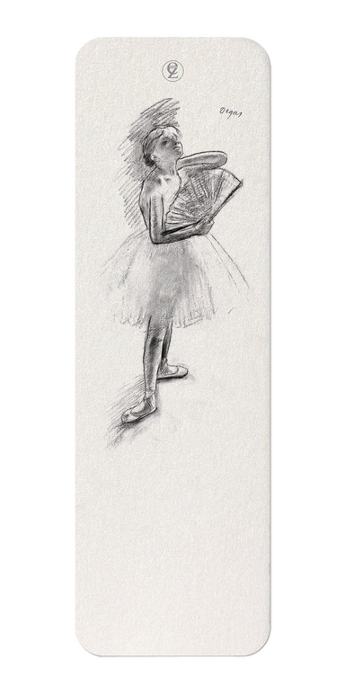 Ezen Designs - Dancer with a Fan (c.1880) - Bookmark - Front