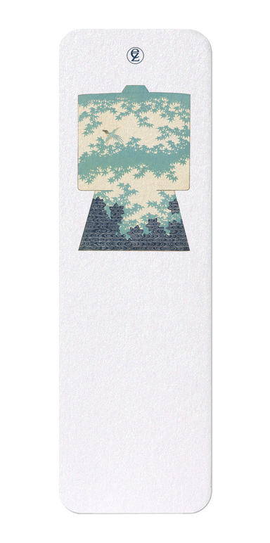 Ezen Designs - Kimono of maple leaves (1899) - Bookmark - Front