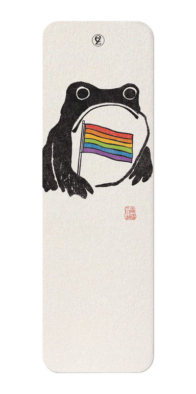 Ezen Designs - LGBTQ+ Ezen Frog - Bookmark - Front