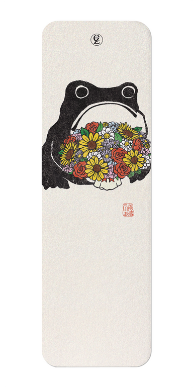 Ezen Designs - Bouquet of Flowers Ezen Frog - Bookmark - Front