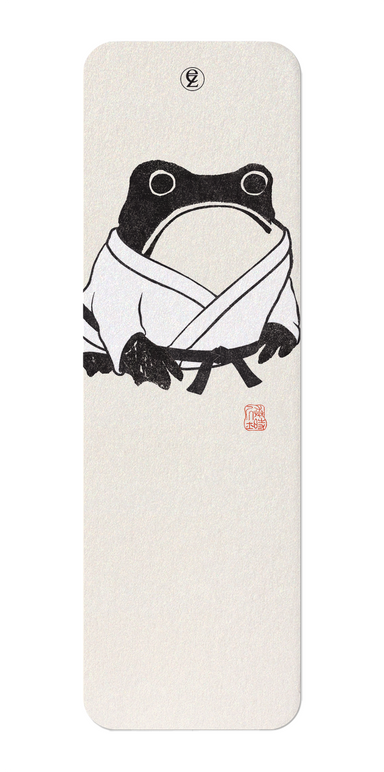Ezen Designs - Martial Arts Ezen Frog - Bookmark - Front