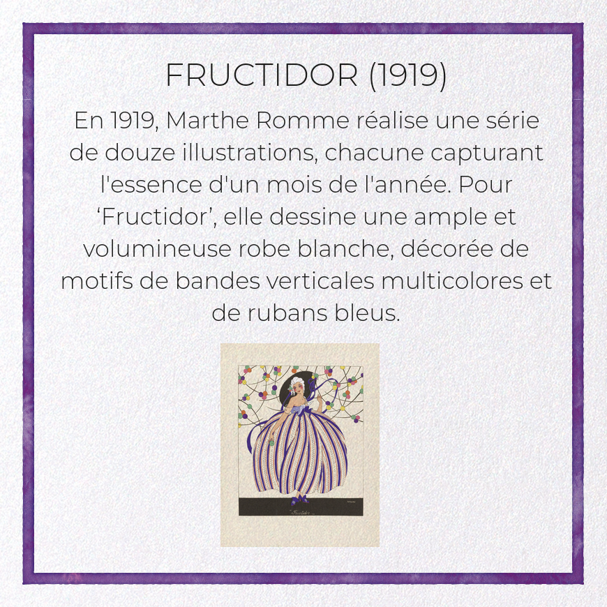 FRUCTIDOR (1919): Vintage Greeting Card