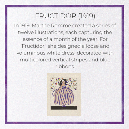 FRUCTIDOR (1919): Vintage Greeting Card