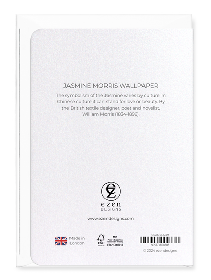 Ezen Designs - Jasmine Morris Wallpaper - Greeting Card - Back