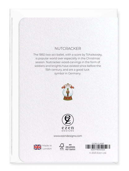 Ezen Designs - Nutcracker - Greeting Card - Back