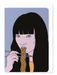 Ezen Designs - Noodle Girl - A - Greeting Card - Front