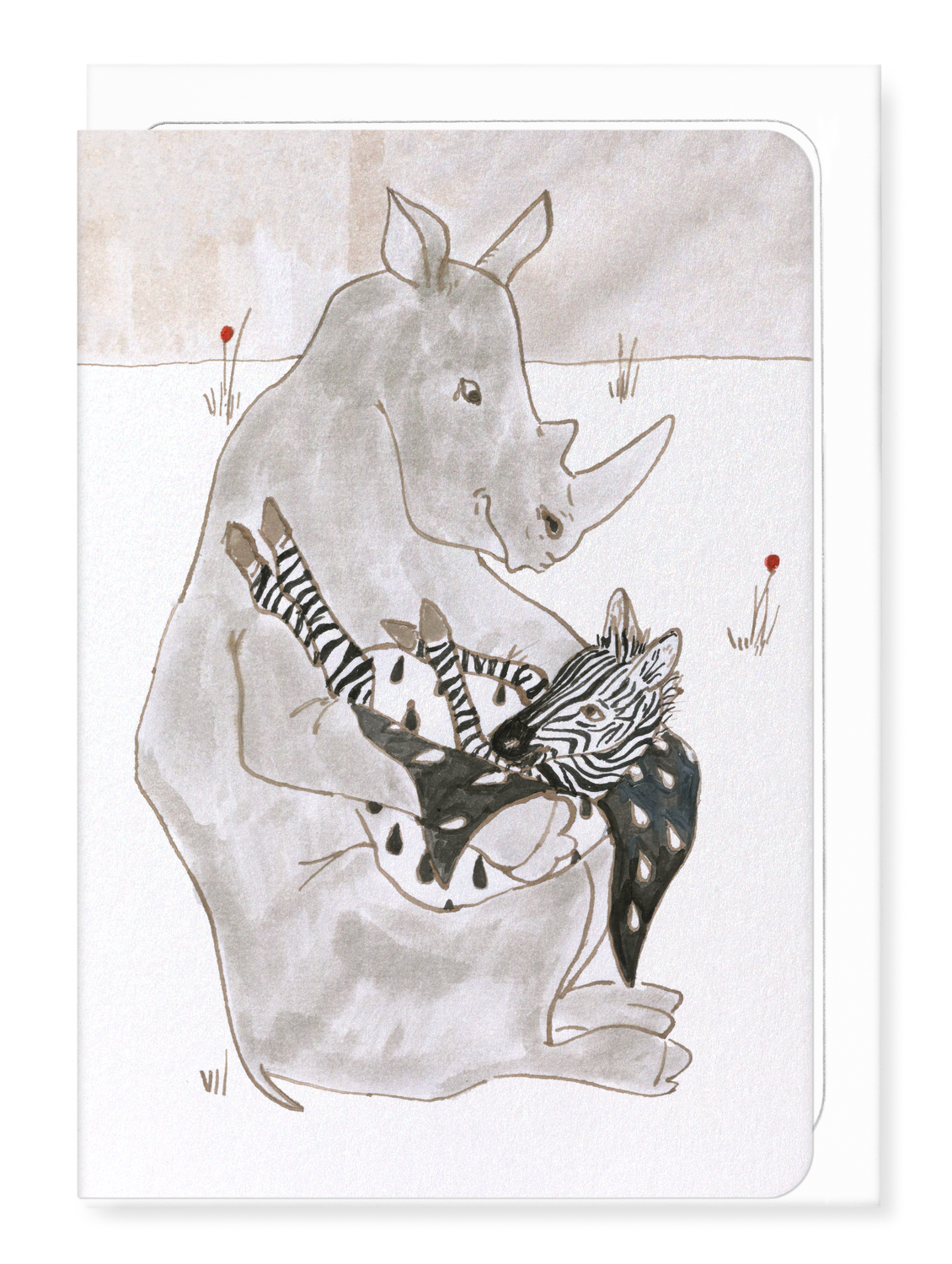 Ezen Designs - Fertility Fortunes - Mothering - Greeting Card - Front