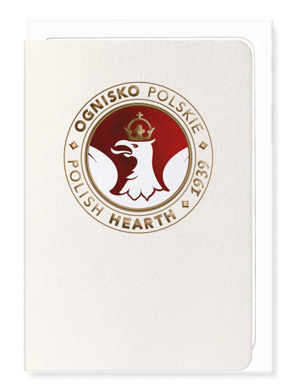 Ezen Designs - Ognisko Polskie Polish Hearth - Greeting Card - Front