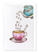 Ezen Designs - Pouring birthday tea - Greeting Card - Front