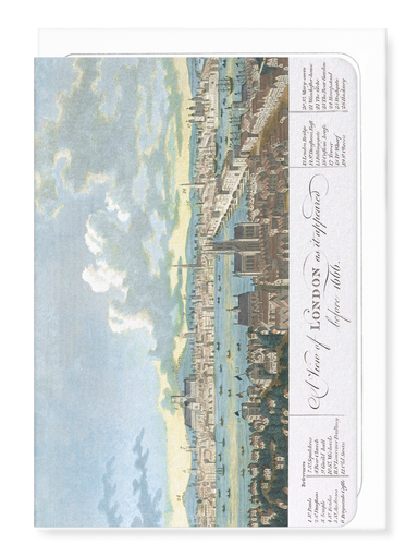 Ezen Designs - London before 1666 - Greeting Card - Front
