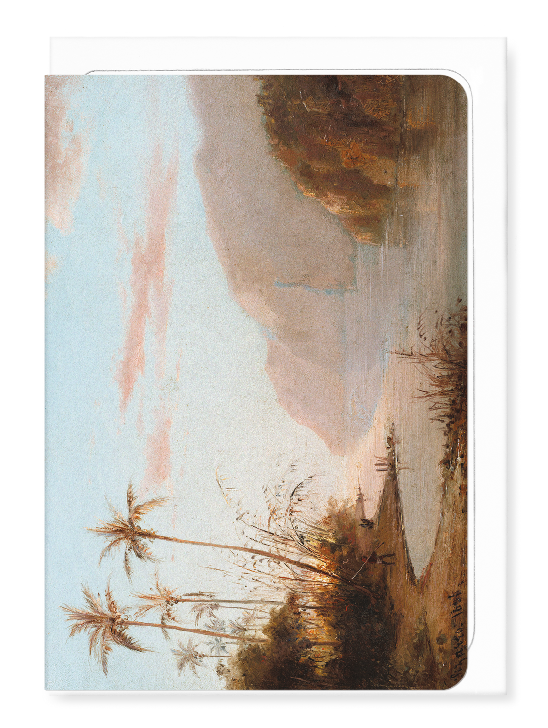 Ezen Designs - A Creek in St. Thomas (1856) - Greeting Card - Front