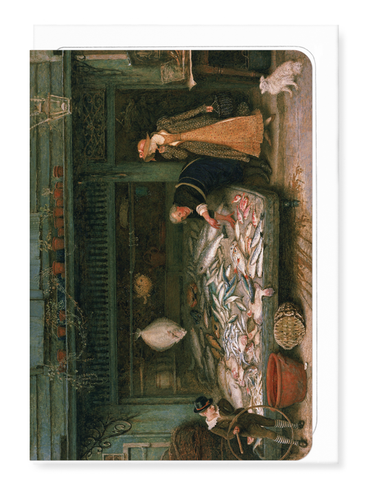 Ezen Designs - A Fishmonger's Shop (1873) - Greeting Card - Front