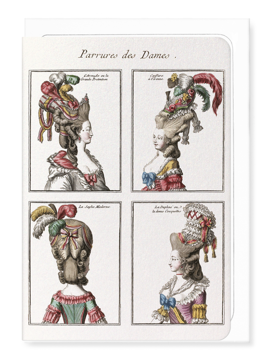 Ezen Designs - La Parure des Dames (1776) - Greeting Card - Front