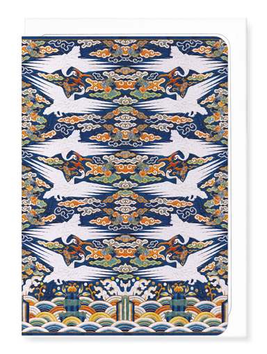 Ezen Designs - Korean Rank Badge of Cranes (19TH C.) - Greeting Card - Front