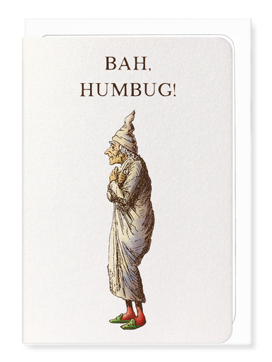 Ezen Designs - Scrooge Bah Humbug (1843) - Greeting Card - Front