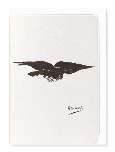 Ezen Designs - Raven by Edouard Manet (1875) - Greeting Card - Front