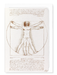 Ezen Designs - Vitruvian Man (C.1490) - Greeting Card - Front