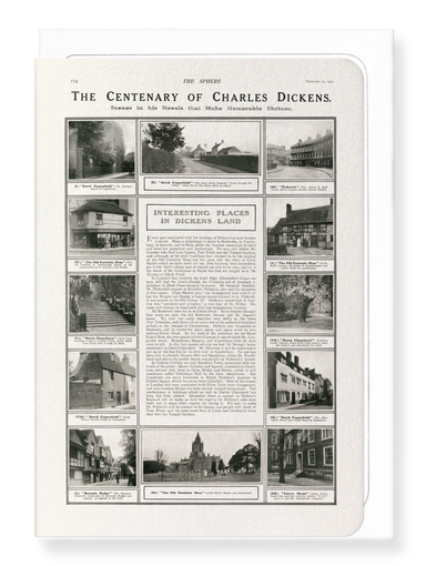 Ezen Designs - Scenes in Charles Dickens' Novels (1912) - Greeting Card - Front