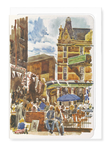 Ezen Designs - Camden Head Pub (C.1970) - Greeting Card - Front