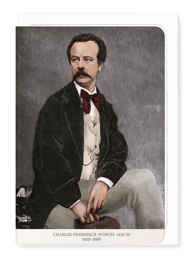 Ezen Designs - Charles Worth Aged 30 (1894) - Greeting Card - Front