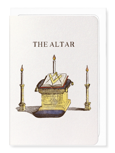 Ezen Designs - The altar - Greeting Card - Front