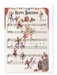 Ezen Designs - Ballet Birthday Music Score - Greeting Card - Front