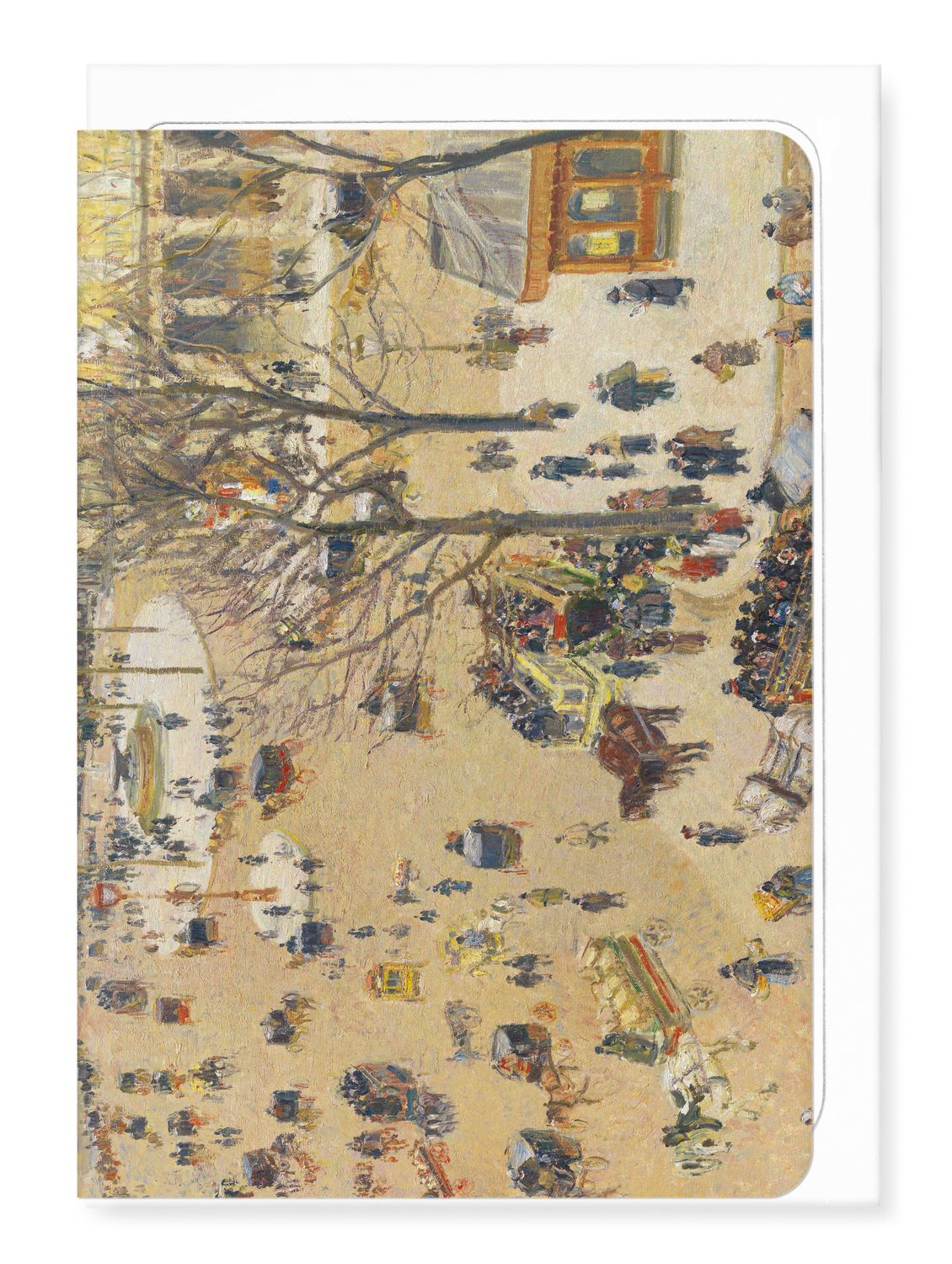 Ezen Designs - La Place du Théâtre Français (1898) - Greeting Card - Front