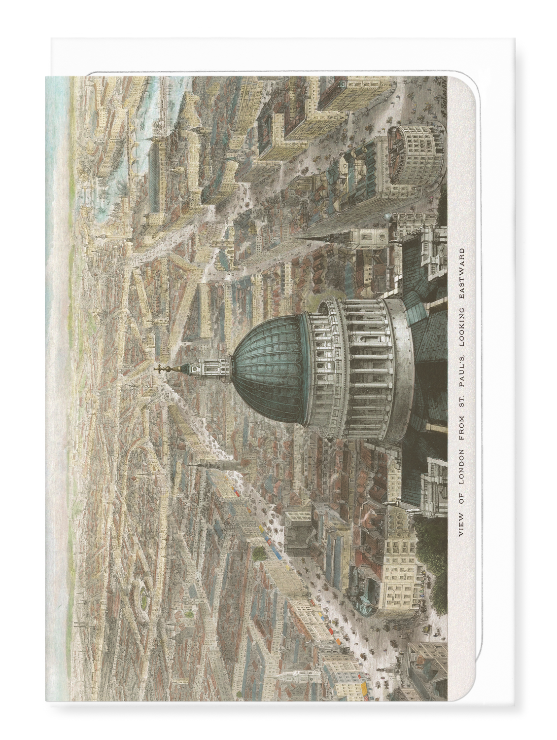 Ezen Designs - View of London from St Paul’s, Looking Eastward (1892) - Greeting Card - Front
