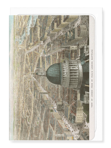 Ezen Designs - View of London from St Paul’s, Looking Eastward (1892) - Greeting Card - Front