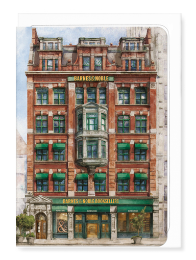 Ezen Designs - Barnes & Noble Flagship Store in Union Square - Greeting Card - Front