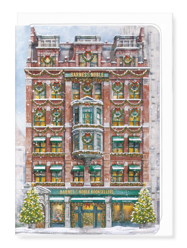 Ezen Designs - Barnes & Noble Flagship Store - Christmas - Greeting Card - Front