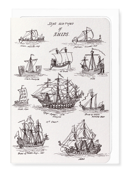 Ezen Designs - Images de Mer Dessinées (1882) - Greeting Card - Front