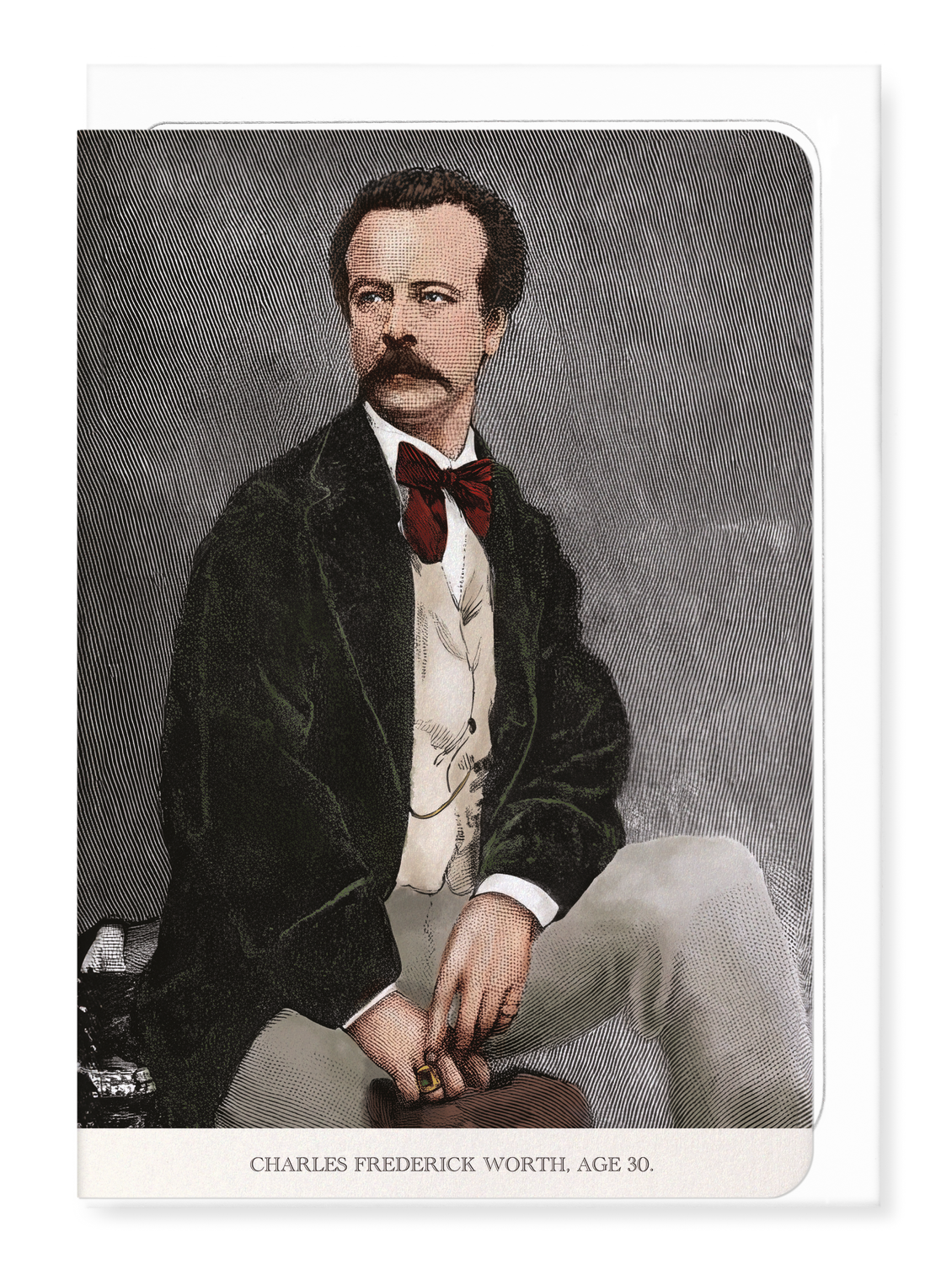 Ezen Designs - Charles Worth à l’âge de 30 ans (1894) - Greeting Card - Front