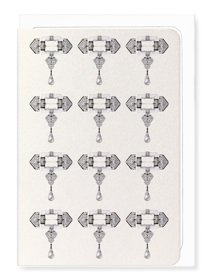 Ezen Designs - Broche Cartier (1924) - Greeting Card - Front