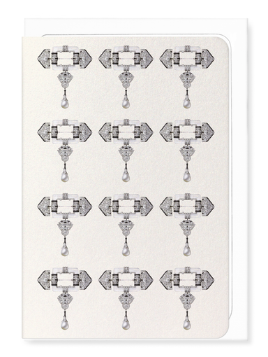 Ezen Designs - Broche Cartier (1924) - Greeting Card - Front