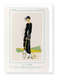 Ezen Designs - Très Parisien - Robe Noire (1923) - Greeting Card - Front