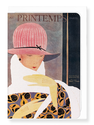 Ezen Designs - Au Printemps Affiche Publicitaire (1919) - Greeting Card - Front