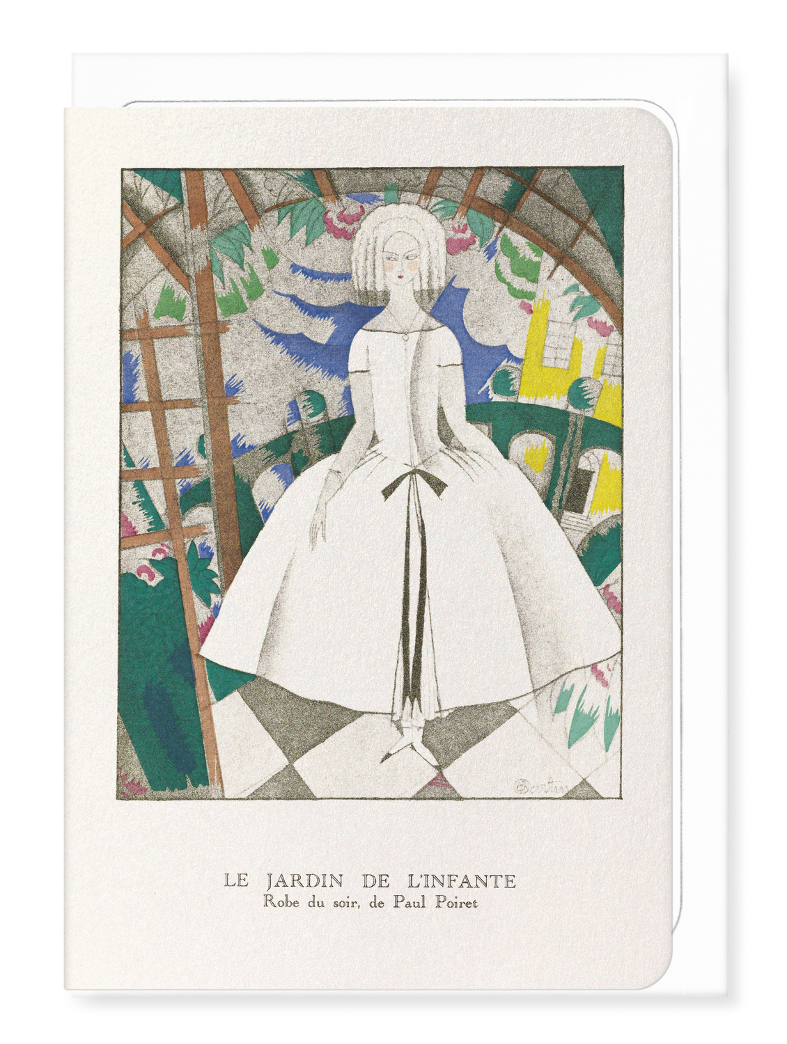 Ezen Designs - Le Jardin de l’Infante (1920) - Greeting Card - Front