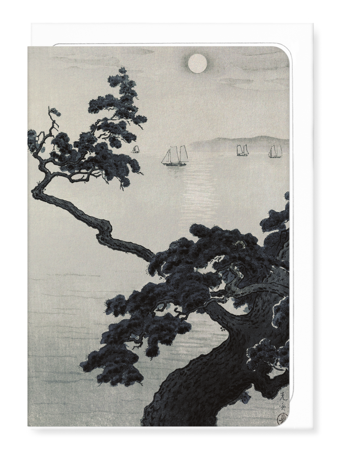 Ezen Designs - Pine at akashi - Greeting Card - Front