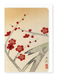 Ezen Designs - Red plum blossom tree - Greeting Card - Front