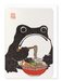 Ezen Designs - Ramen Ezen Frog - Greeting Card - Front