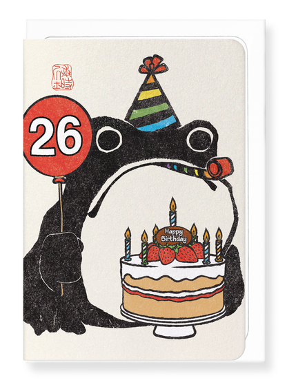 BIRTHDAY (AGE 20-30) EZEN FROG: Greeting Card