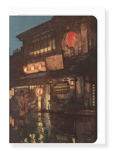 Ezen Designs - Night in Kyoto - Greeting Card - Front