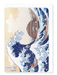 Ezen Designs - Great Wave of Sumo in London - Greeting Card - Front