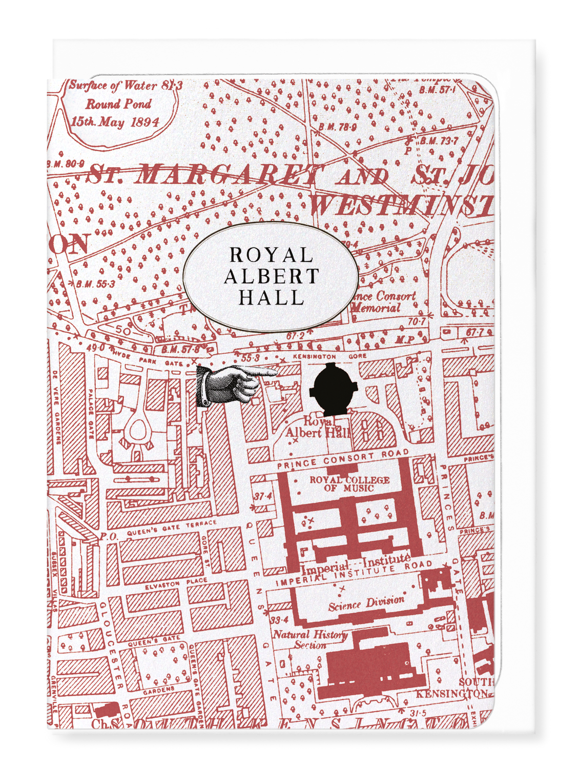 Ezen Designs - Royal Albert Hall - Greeting Card - Front