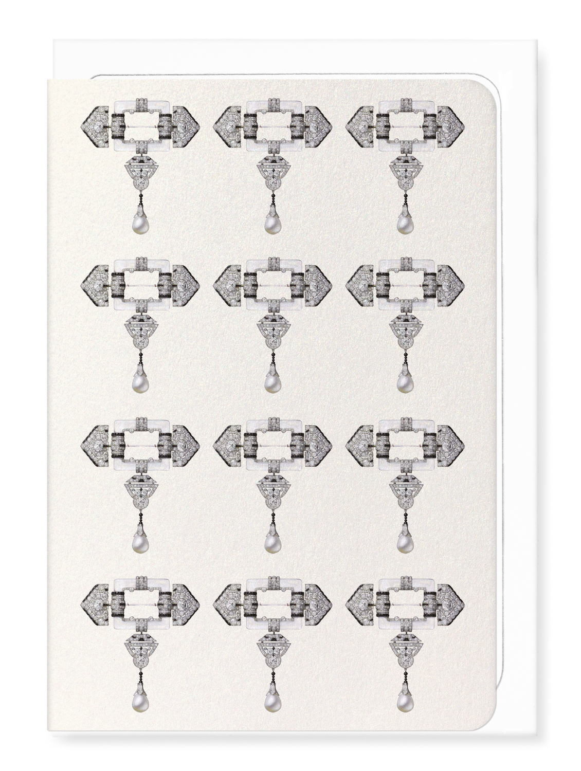 Ezen Designs - Cartier Brooch (1924) - Greeting Card - Front